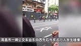 南昌一辆公交车失控冲向路边人群？警方：致3死7伤，驾驶员突发心脏不适