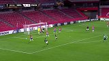 第27分钟塞萨洛尼基球员施瓦布射门 - 击中门框