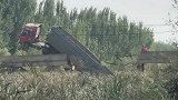 山东滨州一载重卡车将桥压断成3截 车尾坠河车头悬空