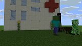 Minecraft动画：Him生病了，怪物们来看望Him！