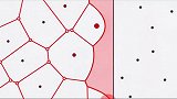 沃罗诺伊分割(Voronoi Tessellation)由Fortune算法生成。