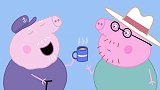 小猪佩奇：佩奇和乔治在种花，乔治的种子好大啊，会长出什么呢