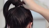 韩式丸子头编发教程，美丽的头发这样绑在一起更好看！