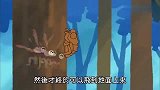 蜡笔小新：小新穿上了蝉的套装爬到树上厉害了，竟然都跑去抓蜻蜓