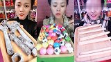 美女直播吃奇怪的巧克力，各种口味任意选，是我向往的生活