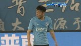 赵学斌长传打穿对手防线 汪晋贤发力过猛踢飞必进球