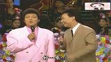龙兄虎弟张菲讲述“百岁老人”的小笑话,逗得费玉清哈哈大笑