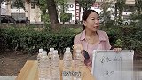 美女摆喝水挑战游戏，没想遇上高智商小伙，这套路太深了