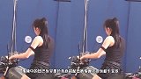 迪丽热巴变身机车女孩，穿背心搭短裤，酷飒帅气