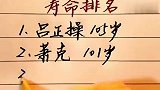 最长寿的开国上将，吕正操，萧克得享百岁