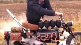 俄罗斯工程师自制蒸汽摩托，以烧开水为动力