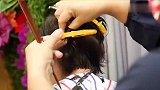 60岁阿姨，剪款立体波波头，笑到停不下来