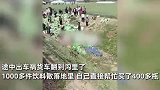没一人哄抢！外地货车侧翻饮料撒一地，附近村民自发帮忙掏钱买光