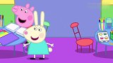 小猪佩奇：羚羊夫人真是调皮，来上课却带着面具，把孩子吓坏了！
