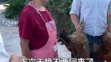 每次空手回来，走的时候拿东拿西的。
