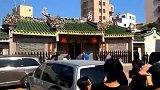 杨千嬅谢霆锋在澄海杨氏祠堂。