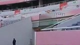 小宠物都是橙色的！休赛期济南奥体住进了一只橘猫