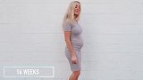 准妈妈全程穿同一件裙子记录孕期变化，仿佛十月怀胎只要两分钟！
