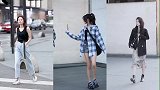 穿搭这干干净净的女生你喜欢吗？不过眼神好犀利啊