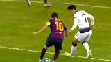梅西从过人到远传，到队友接应进球，活生生踢出了艺术感