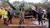科特迪瓦空军一米-24武装直升机坠毁,砸中现场的总统专机