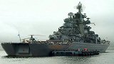 俄罗斯彼得大帝号回港 世界唯一核动力巡洋舰