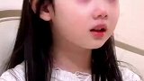 爸爸教女儿讲道理，女儿哭的梨花带雨，还是乖乖点头！