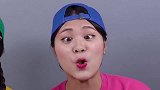 小姐姐分享棉花糖和果冻