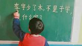 脑筋急转弯李字少了木，不是子字，是什么字你知道答案吗