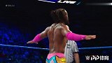 WWE中国-20190417-SD：新希望临时成员凯文欧文斯向卢瑟夫使出“断头台” 结束战斗