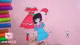 手工纸娃娃玩具：纸娃娃装扮，叶罗丽王默圣诞礼服制作