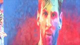 西甲-1617赛季-大功告成!梅西涂鸦现身巴塞罗那 红蓝元素成不变主题-新闻