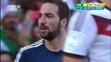 世界杯-14年-淘汰赛-决赛-阿根廷快速反击 中场过顶球给到伊瓜因劲射-花絮