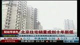 北京住宅销量或创十年新低