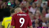 第71分钟利物浦球员菲尔米诺射门 - 被扑