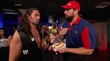 WWE-14年-RAW第1103期：仙道装扮快递员亚当罗斯出演广告-花絮