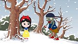 白雪公主无家可归，小僵尸准备帮助白雪，却遭到王子哥哥的阻拦