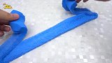 趣味手工,DIY太空沙彩虹魔方玩具模型