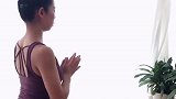 瑜伽美女好身材，每天都练上十分钟让自己身材棒棒哒