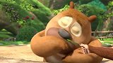 熊出没之夺宝熊兵：熊二的尾巴差点儿被虎妞咬掉了！