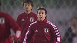 日本队赛前训练严肃认真 积极备战犹如猛虎出击