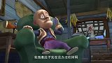 熊出没：光头强带零食砍树，碰到熊二了，刚好用零食打发他！
