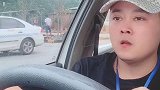 学员考科目二太过紧张，当语音播考试不及格时候，他的反应太搞笑