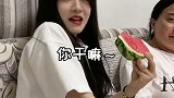 说实话还是挺害羞的，脸都红了，哈哈哈 情侣日常