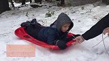 6岁娃牙上绑线用雪橇拔牙 本想用吊风扇或者遥控车