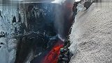 冰岛火山爆发近距离高清拍摄