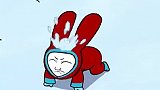 超人兔：西蒙你太笨啦，冬天来临，西蒙的雪球有点笨