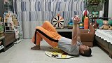 专业健身！北体大体能专家臀桥提膝教学 燃烧“B”面脂肪