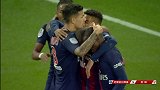 巴黎后场抢断反击3打1 姆巴佩死亡奔袭低射梅开二度