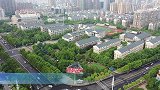 航拍衡阳市一中——高新区繁华闹市中的湖南省示范性普高